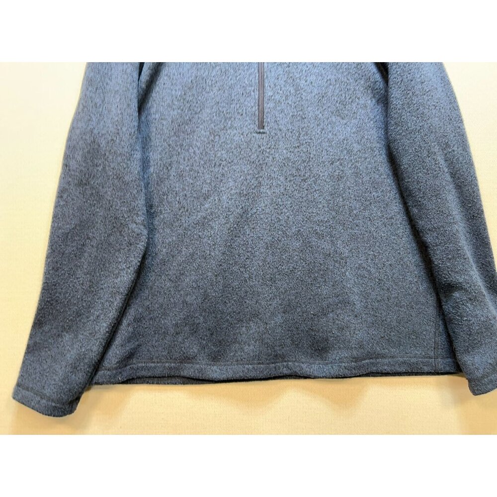 Eddie Bauer Men's Quarter Zip Fleece Pullover Sweater Long Sleeve Size XXL Blue - Picture 6 of 11